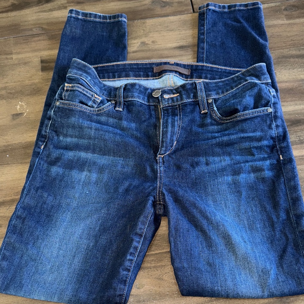 Joe's Jeans Dark Blue Straight Leg Denim